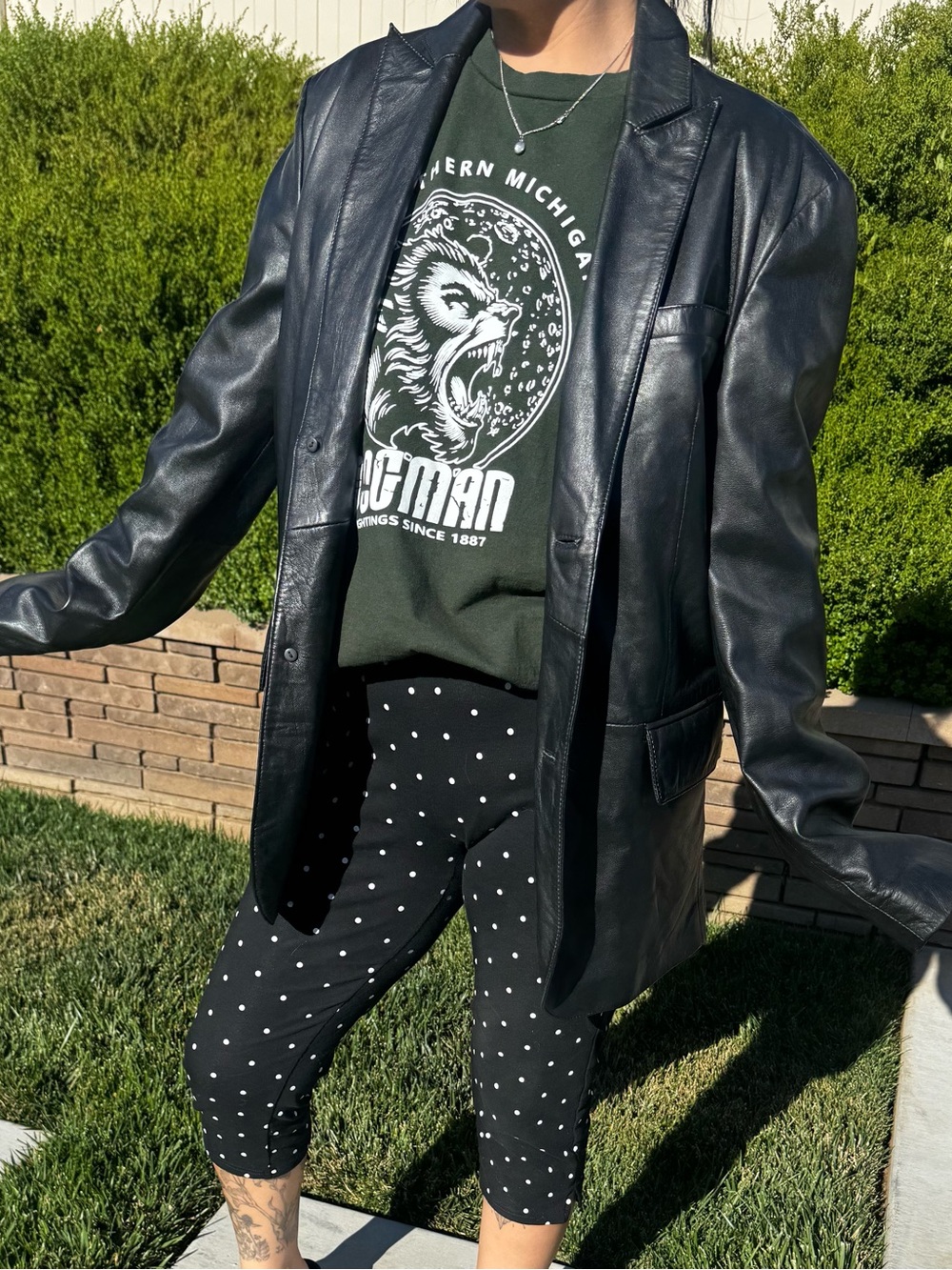 FadCloset Black Genuine Lamb Leather jacket